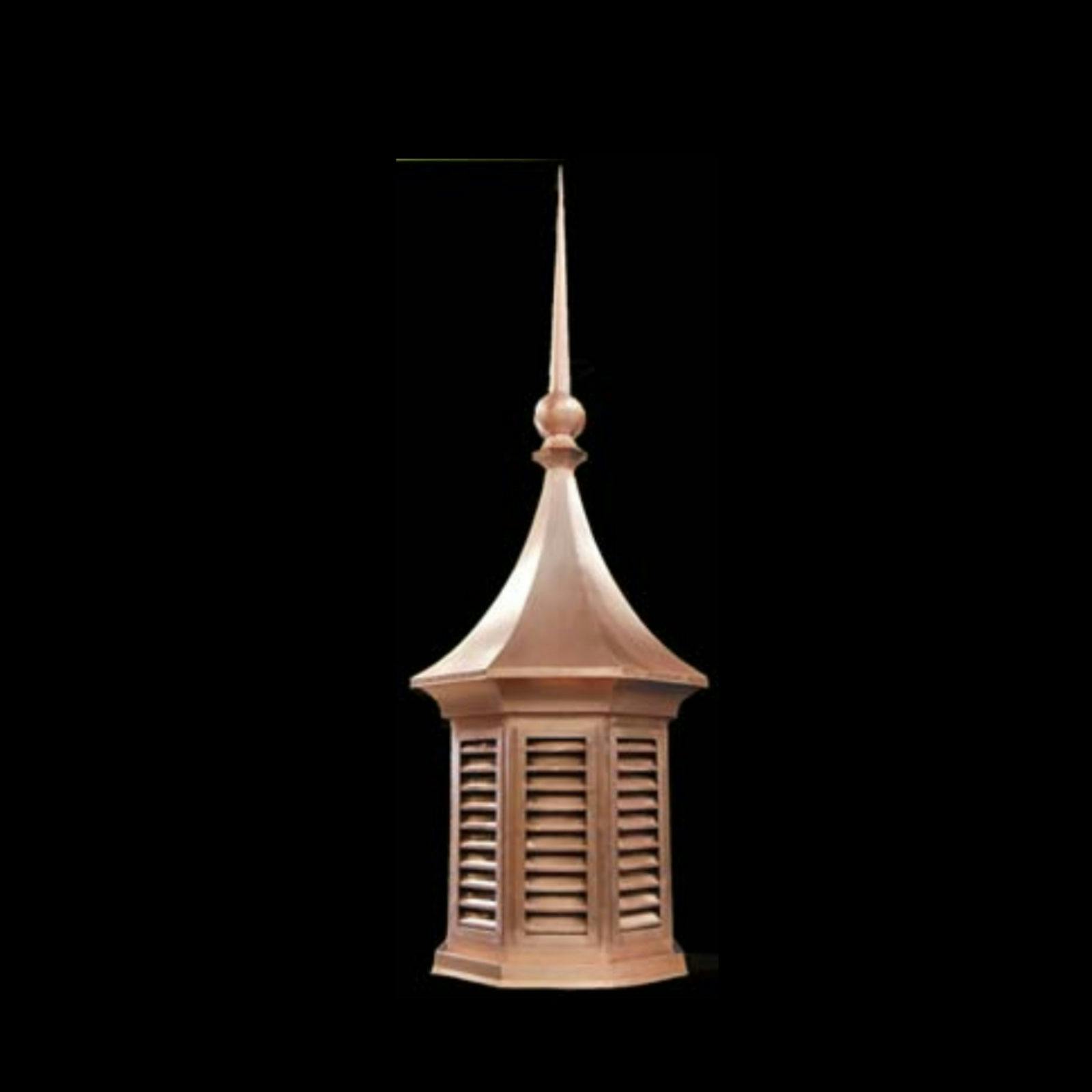 Copper Octagonal Cupola With Weathervane